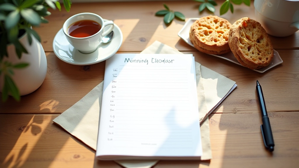 Programme de routine matinale personnalisée